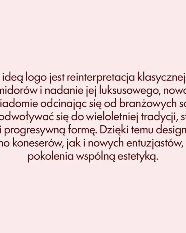 Burbuja Humidor, prezentacja logo: kluczowa idea znaku