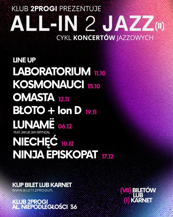 All in 2 Jazz (II) - plakat główny z line-upem